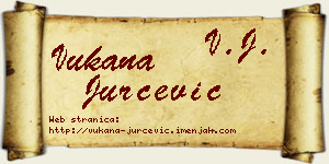 Vukana Jurčević vizit kartica